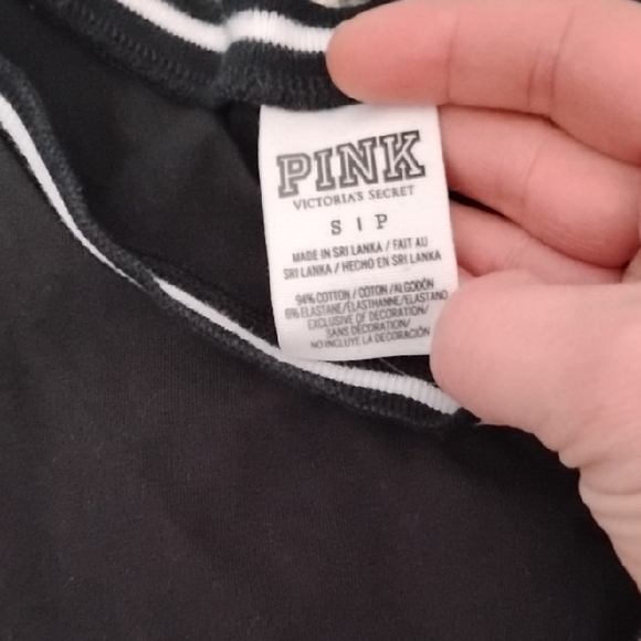 PINK Victoria's Secret Black and White Casual Dress - Picture 2 of 4
